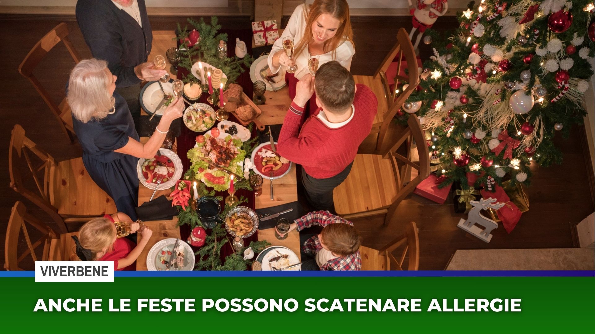 Anche le feste possono scatenare allergie